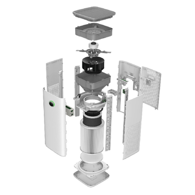Trang chủ Máy lọc không khí UV HEPA Độ ồn thấp Bộ lọc 3 tầng CADR 580m3 / H