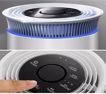 120m3 / H Máy lọc không khí để bàn Đèn cực tím H13 Máy lọc Hepa Máy lọc không khí