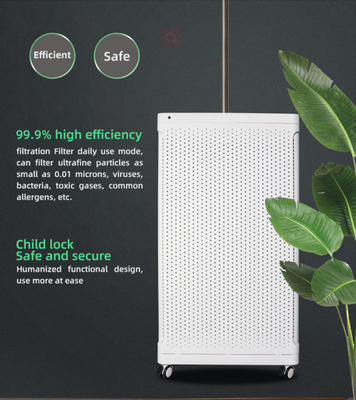 Máy lọc không khí HEPA UV HEPA 5 trong 1 H13 đích thực cho phòng lớn 5500 Sq Ft