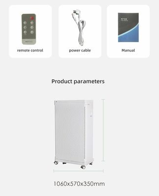 H13 True HEPA Filter Air Purifier Máy thông minh WiFi PM2.5 Màn hình cho phòng lớn