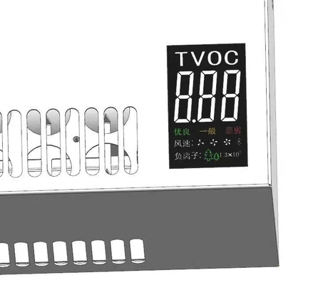 Sắt ABS CADR 1600m3 / h Máy lọc không khí treo tường trong nhà Tiệt trùng hiệu quả cao