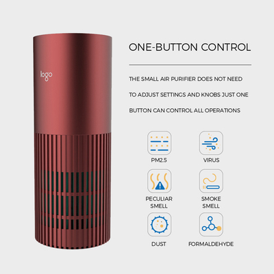 Máy lọc không khí Easycare UV Light HEPA Máy lọc không khí ô tô Ionic và bộ sạc USB kép
