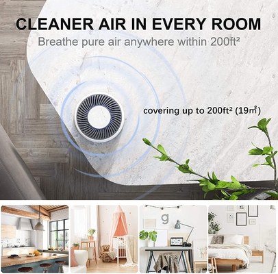 Máy lọc không khí xúc tác quang mini 100m3 / h Tỷ lệ loại bỏ 99% CADR cho gia đình